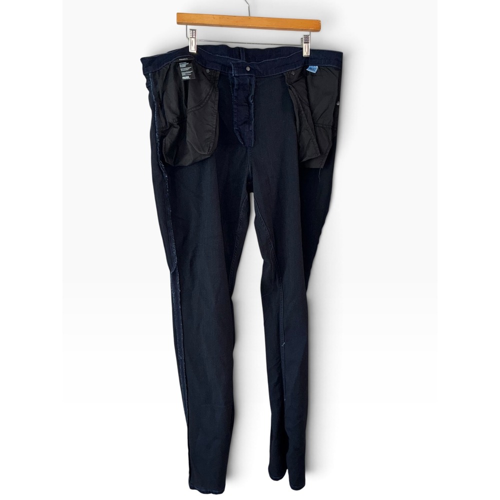 PAIGE Federal Slim Straight Jeans Mens 40 Inkwell Excellent Dark Wash Stretch